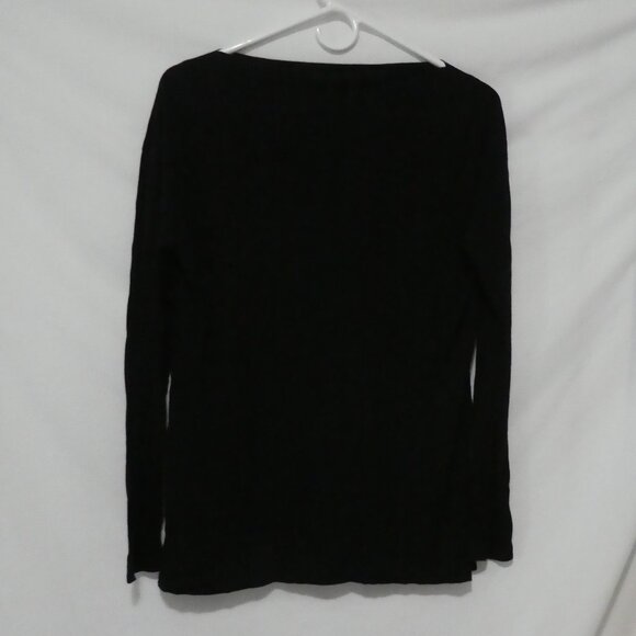 JOE FRESH | small | Black Long Sleeve Pullover Shirt - Picture 2 of 14